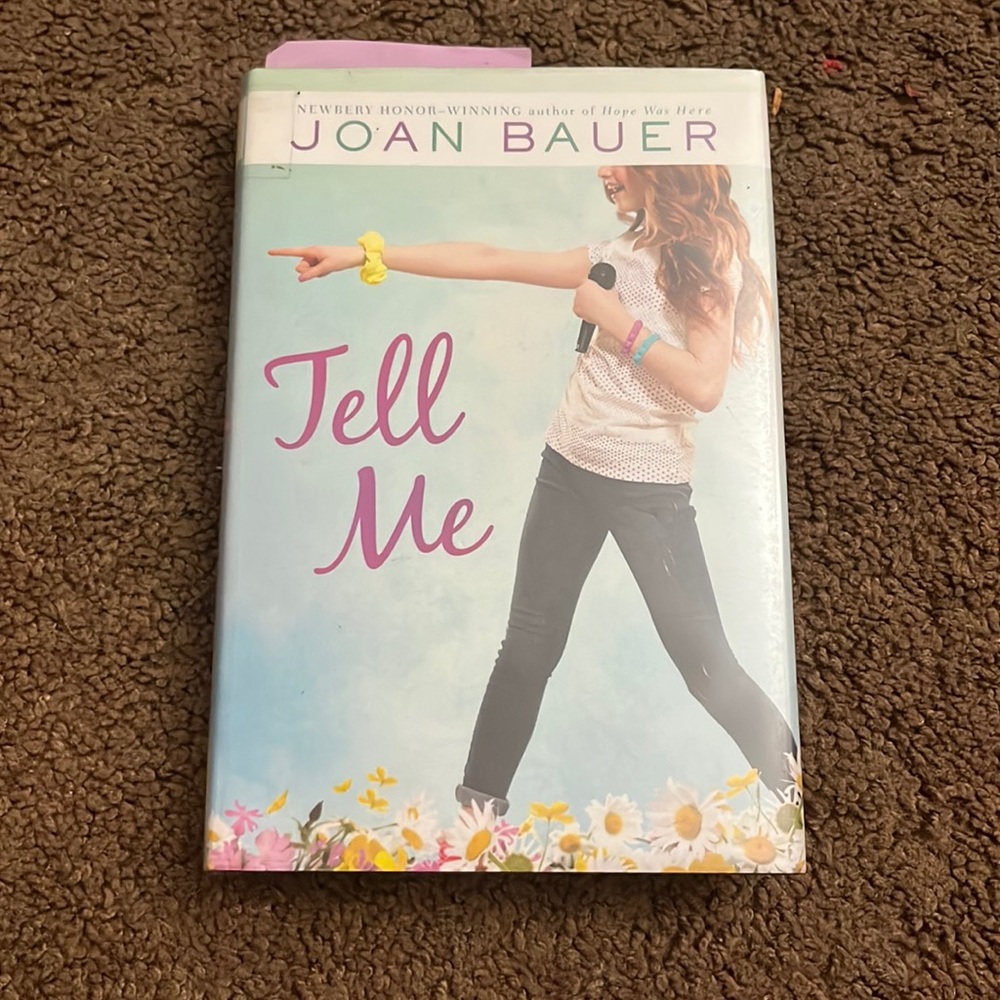 “Tell Me” by Joan Bauer Book